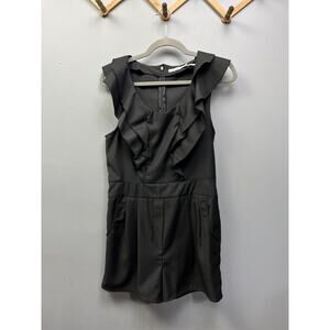 Kimchi Blue Urban Outfitters‎ Romper Womens Size 6 Black Pockets